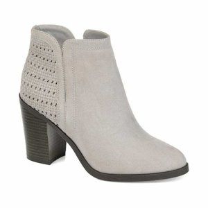 Journee Collection Women's Jessica Booties Gray  Size 8. NIB